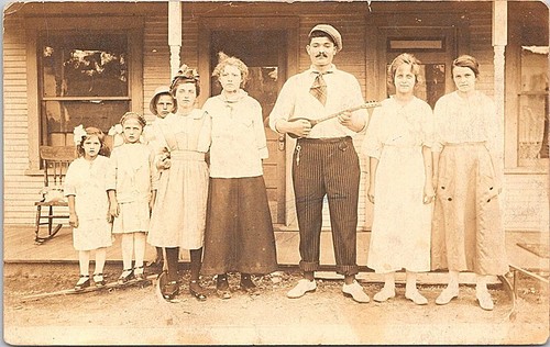 Rppc family music - music, girls