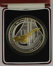ALDERNEY 2003 £10 CONCORDE 5oz SILVER PROOF -boxed/coa