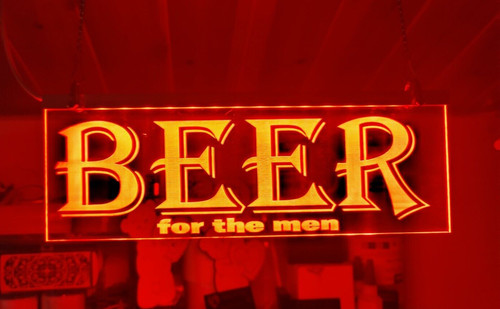 Bar open sign - bar,