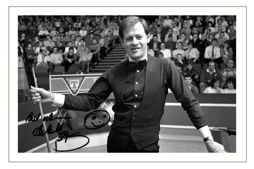 Alex higgins signed autograph - signed,