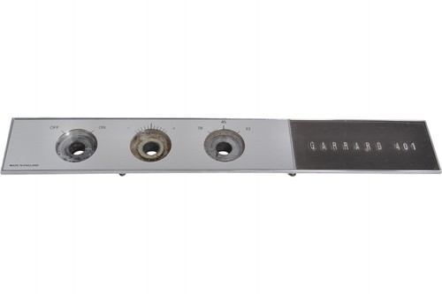 Garrard 401 control panel - garrard,