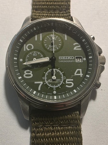 Seiko 7t92 0bb0 green - 7t92-0bb0,