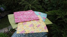 Waterproof Cushion Covers Floral x5 Garden Chair Outdoor Patio Square 44cm