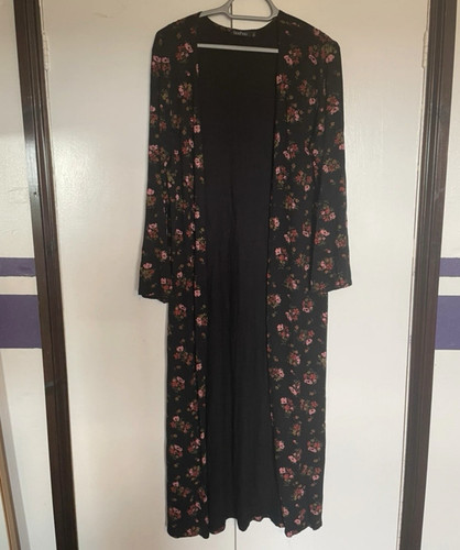 Boohoo black pink floral - boohoo,