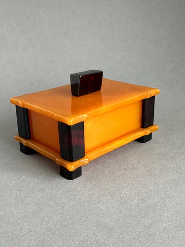 Art deco style catalin - catalin, box