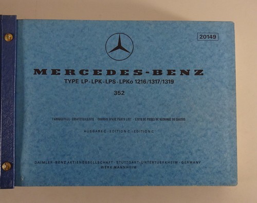 Parts catalog mercedes benz - parts,
