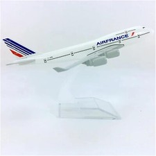 16cm Air France Boeing 747-400 Die Cast Metal Desk Aircraft Plane Model UK