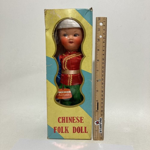 Old chinese folk doll original - old,
