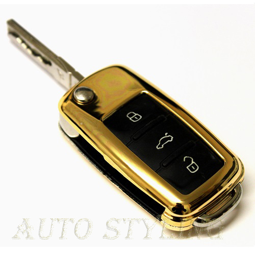 Gold remote flip - key, cover
