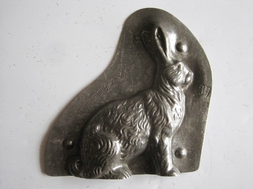 Antique tin chocolate half - tin,