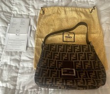 Fendi Mamma Baguette Bag Brown