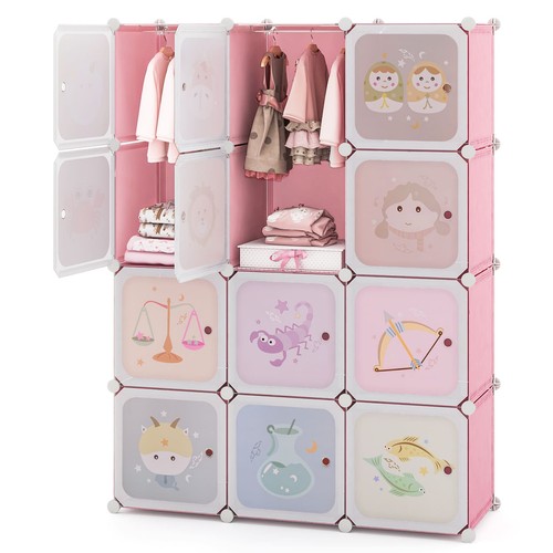 Costway portable kids - kids, wardrobe