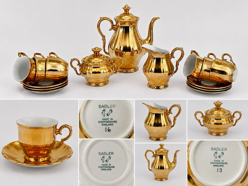 Vintage sadler gold lustre - vintage,