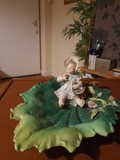 Rare Meissen Leaf Dish With