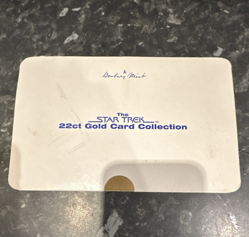 Danbury mint star trek 22ct - trek,
