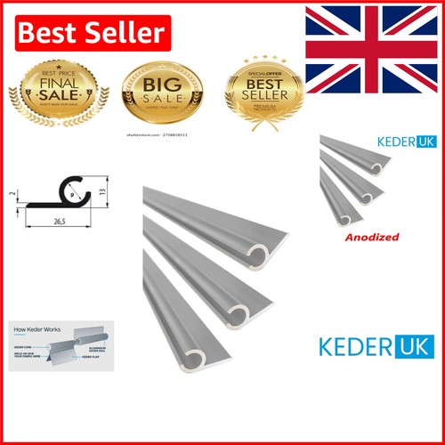3x1m anodized aluminium - 3x1m, awning