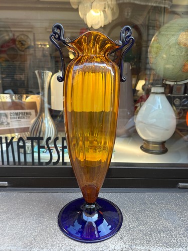 Toso murano old glass vase - toso,