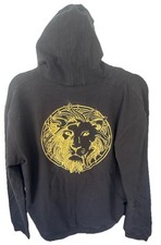 Versus Versace Embroidered Black Hoodie Sweatshirt  Mens M (read description)