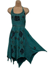 Bohemian Halter Dress Knee