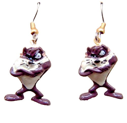 Funky retro taz earrings - funky,
