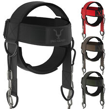 JAG GEARS Head Harness Neck Training Neoprene Padded Adjustable Steel Chain