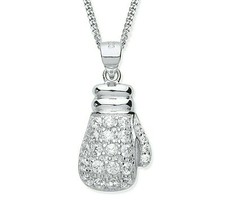 Sterling Silver Boxing Glove Pendant / Necklace - Choice of Chain