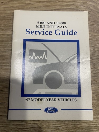 Ford service book new - book,