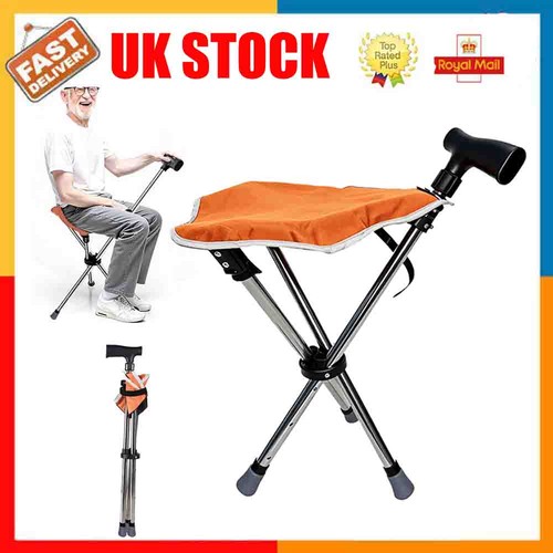 Folding walking stick - folding,