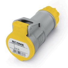 Scame IP44 Yellow Cable Mount