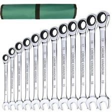 US Pro 12pc Ratchet Spanner