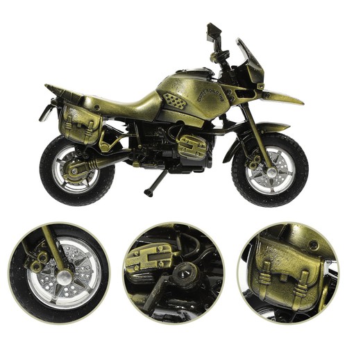 Retro metal motorcycle model - retro,