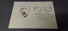 Foals  Original concert poster