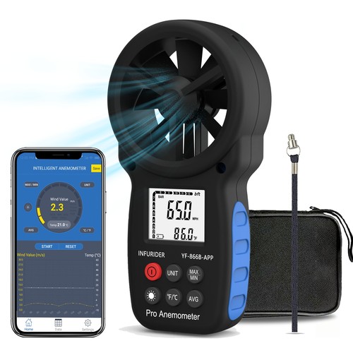 Digital bluetooth anemometer - bluetooth,