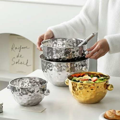 Hammered finish ice buckets - ice,