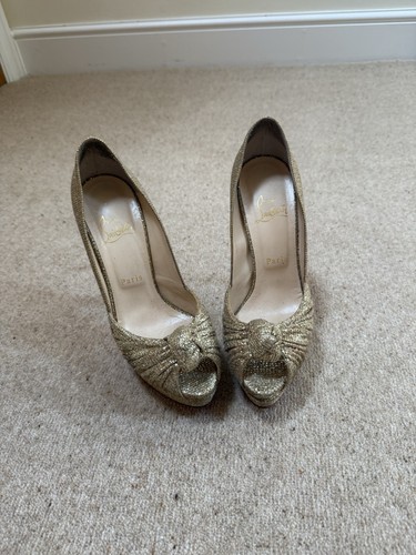 Christian louboutin metallic - christian,