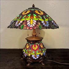 Tiffany Style Lamp 3 Way 21"