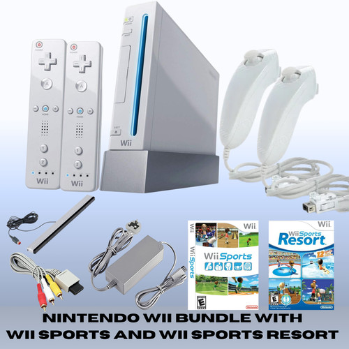 Nintendo wii console kit inc - wii,