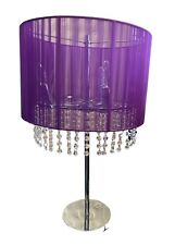 Large Purple Table Lamp and