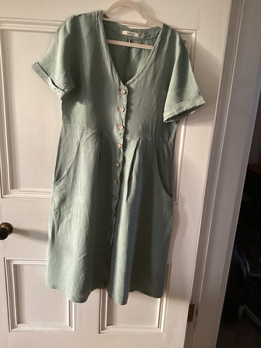Woolovers sage green linen - woolovers,