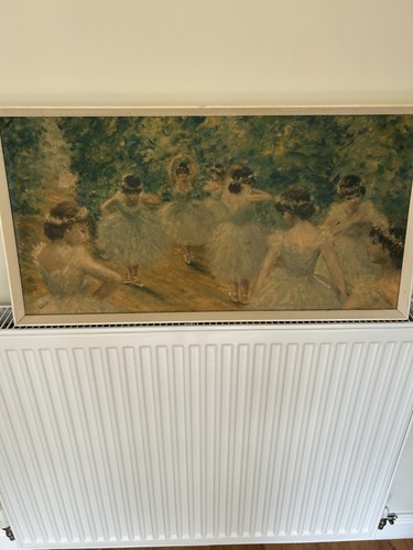 Vintage ballerina lithograph - ballerina,