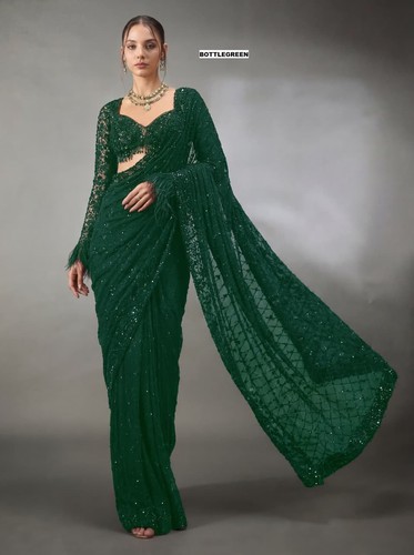 Saree blouse bollywood party - saree,