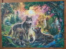 Wolf Family in Sunshine -