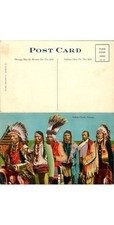 1910s Canadian Indian Chiefs Postcard Coast Publishing Vancouver Photo