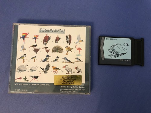 Janome memory card bird - card,