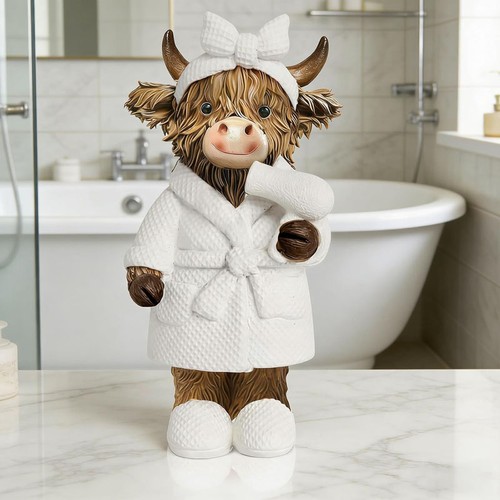 Highland cow bathroom - highland,