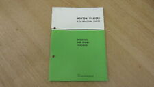 Villiers Book Norton C12 Industrial Engine Operating And Spares 