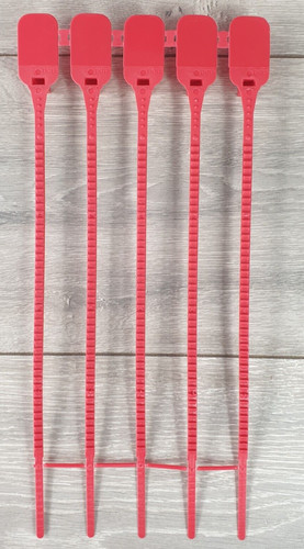 Red plastic security - security, seals