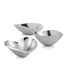Nambé Mini Bowls - Set of 3