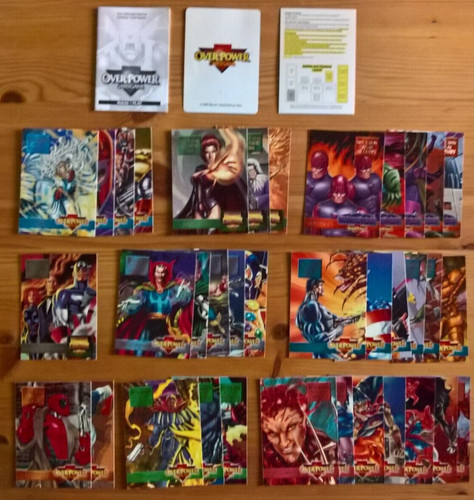 Fleer trade cards marvel - fleer, cards: