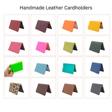 Unisex Handmade UK leather Oyster Travel / Credit card Slim Card Holder Wallets